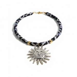 Κολιέ  με μενταγιόν ήλιος