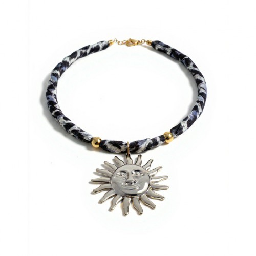 Κολιέ  με μενταγιόν ήλιος