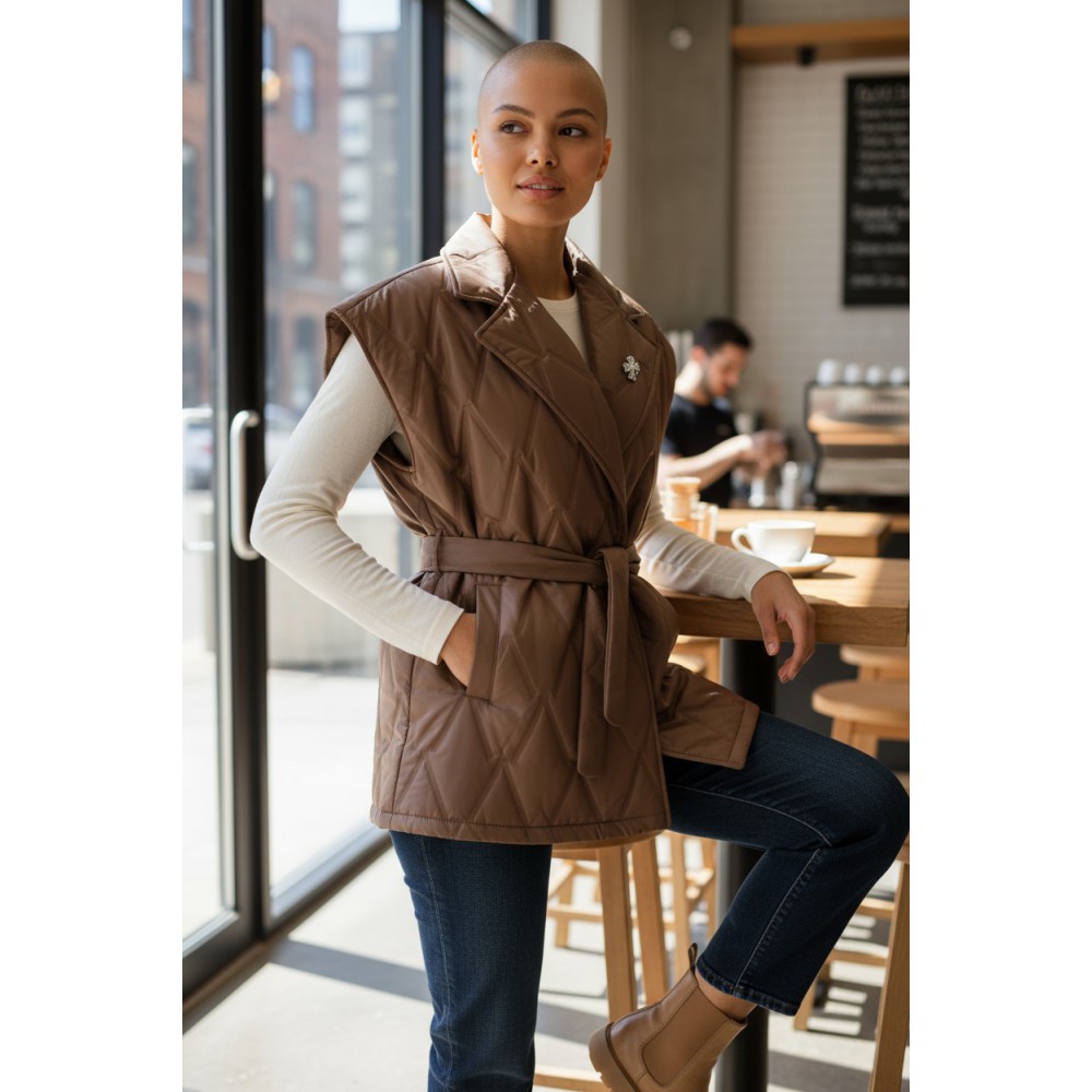 Αμάνικο μπουφάν