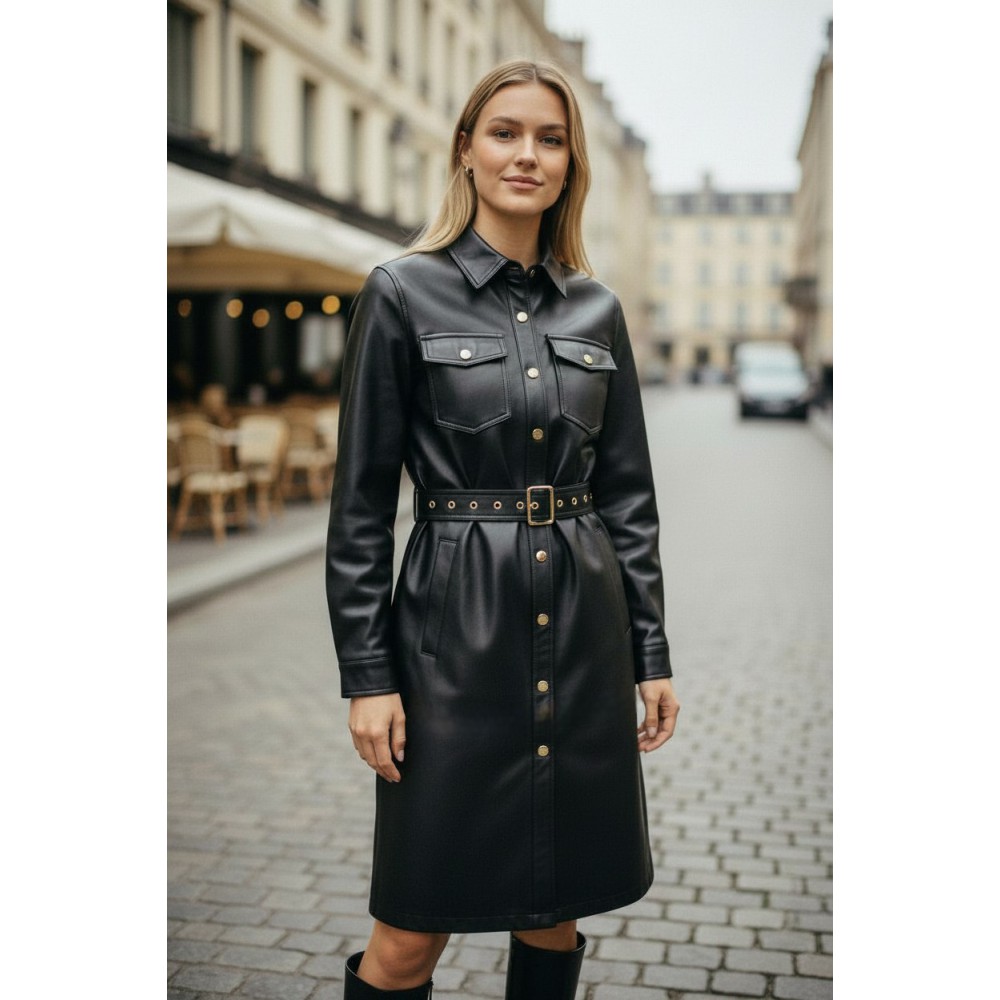 Καπαρντίνα  σε στυλ πουκαμίσου