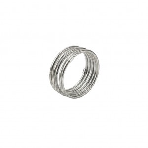 Silver spiral bracelet