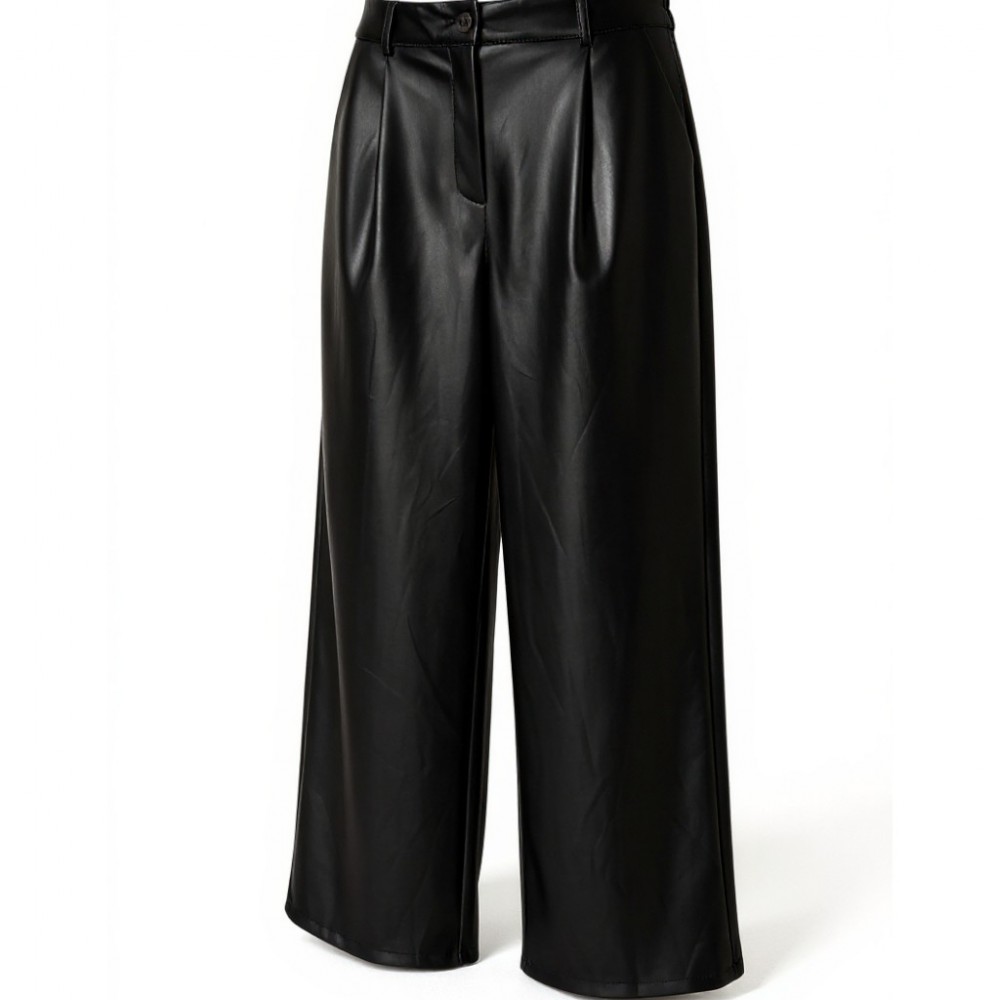 Ψηλόμεσο παντελόνι  με πιέτες