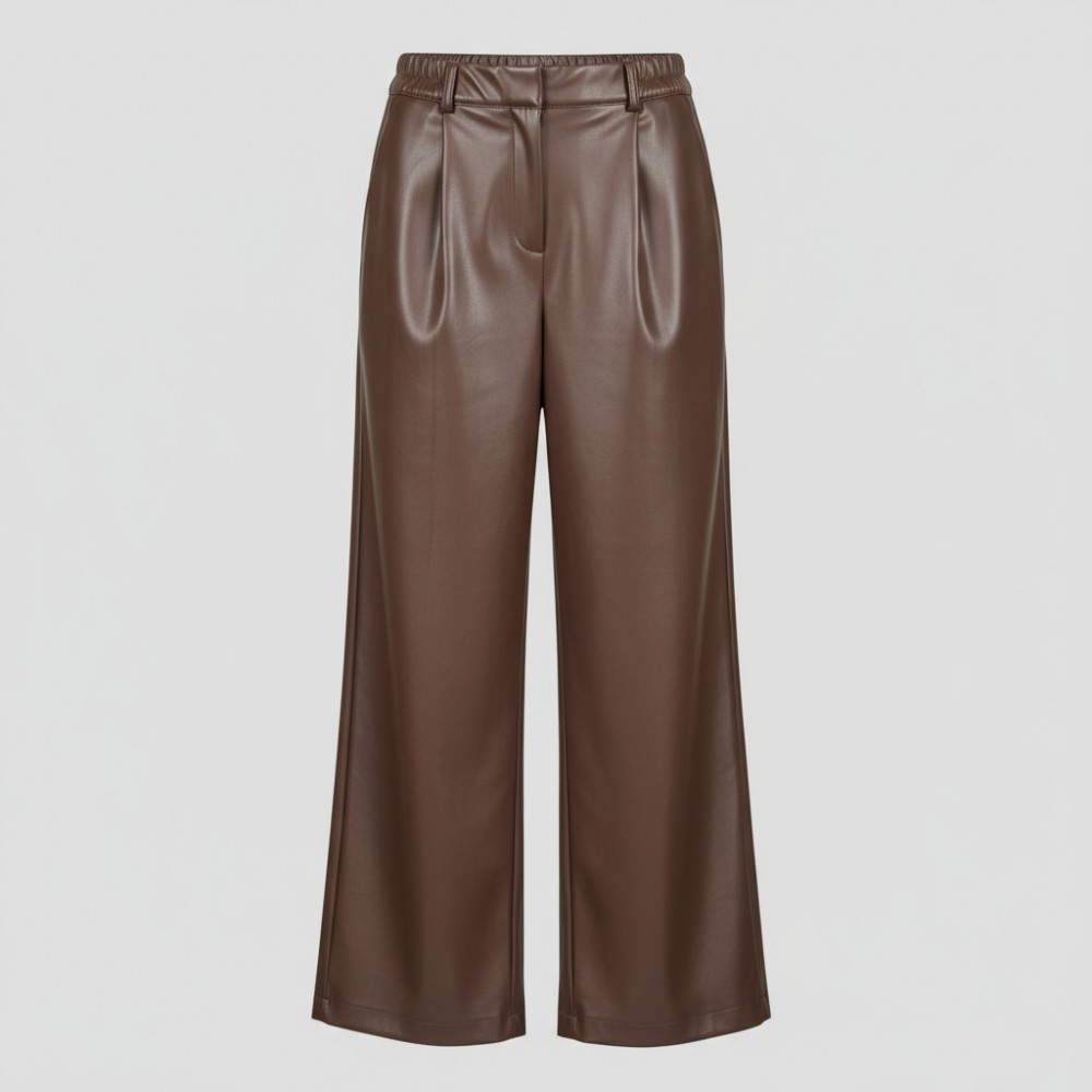 Ψηλόμεσο παντελόνι  με πιέτες