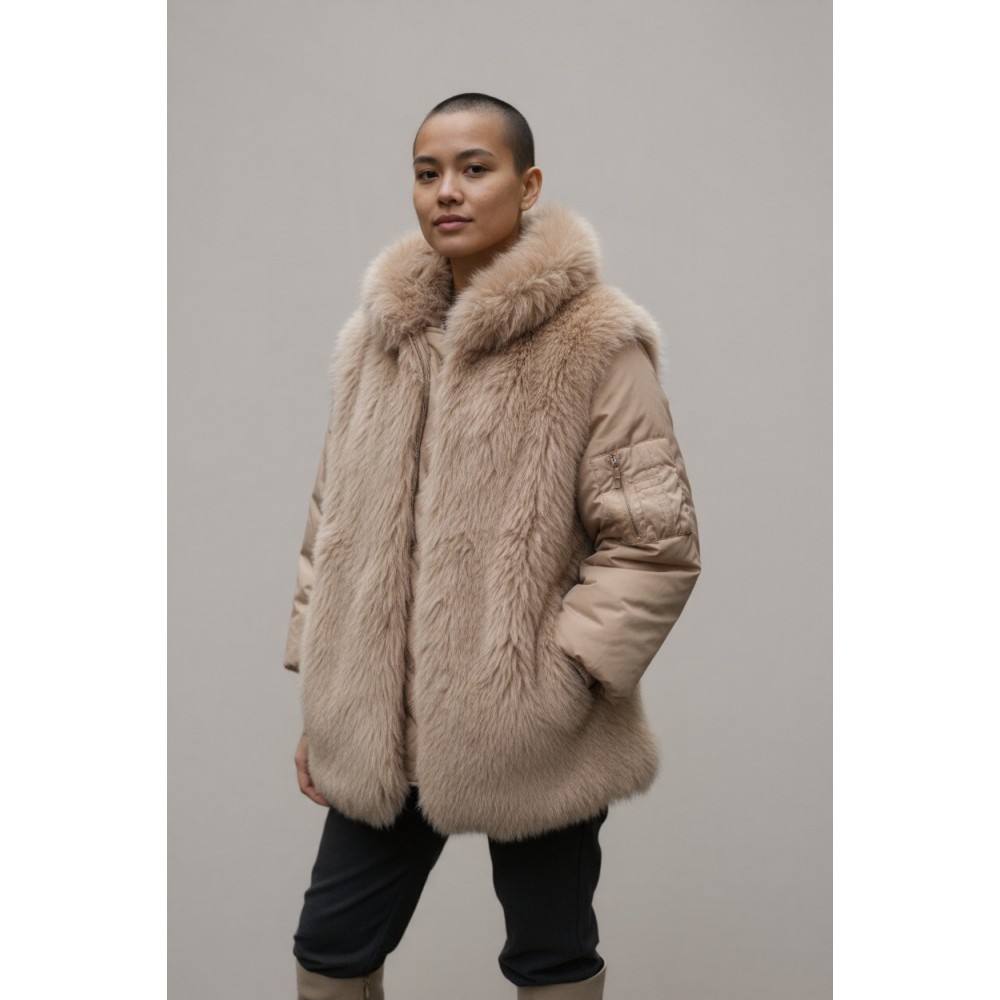 Μπουφάν με γούνα