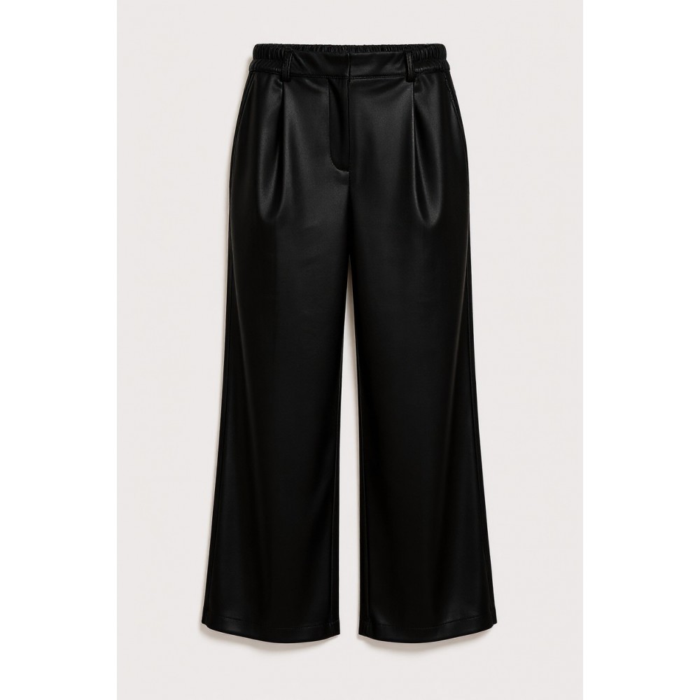 Ψηλόμεσο παντελόνι  με πιέτες