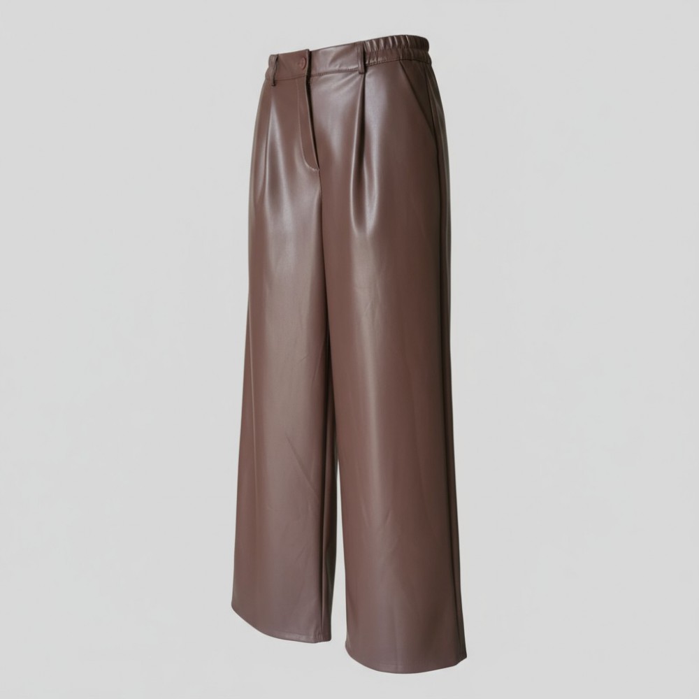 Ψηλόμεσο παντελόνι  με πιέτες